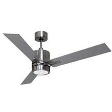  18833 - 3-Blade 52" NK Fan Silver/Walnut Blades 15W LED 3000K